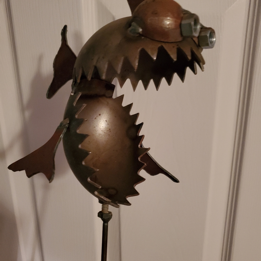 COPY - Metal fish sculpture